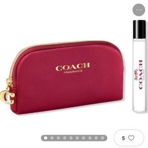 Coach Wild Rose EDP spray 7.5ml and Coach fragrance pouch